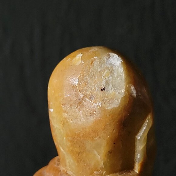 Vintage Stone Carved Statue Buddha, Sitting Buddha Figurine *Read - Picture 8 of 10